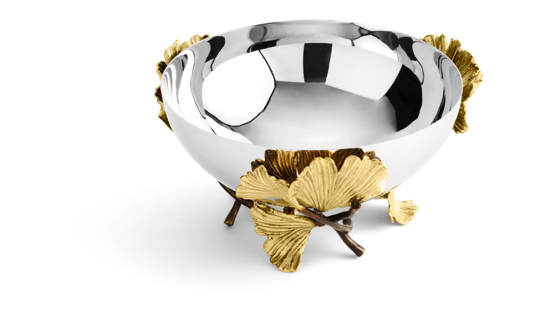 Чаша Michael Aram Golden Ginkgo Small Bowl 132107