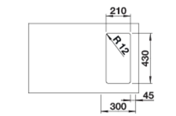 Кухонная мойка Blanco Solis 180-IF InFino 526114