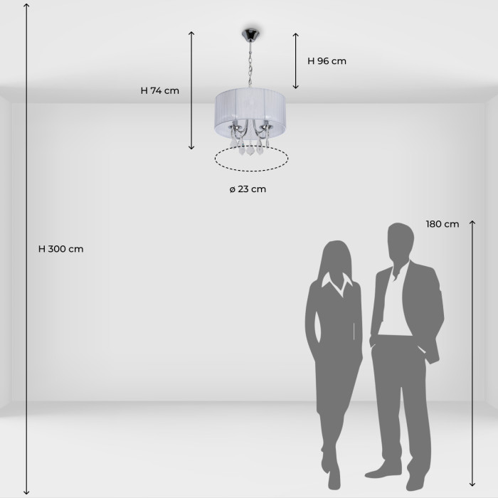 Люстра подвесная MW-Light Jacqueline Hanging Chandelier 465016104