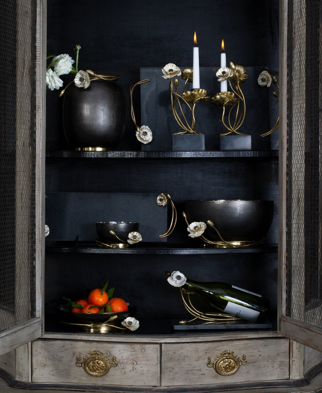 Набор подсвечников Michael Aram Anemone Candleholders 175032