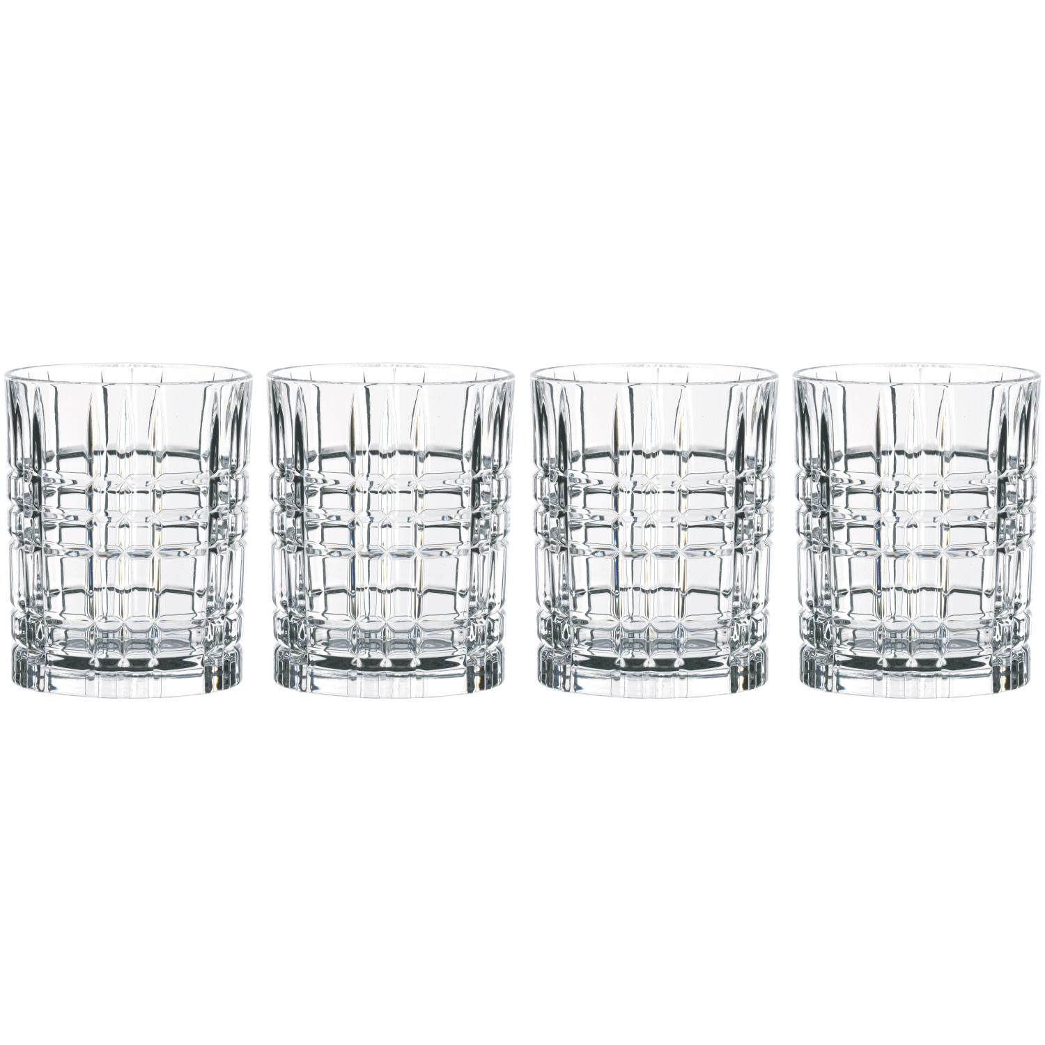 4 стакана для виски Nachtmann Square Whisky 345 мл (арт. 101050)