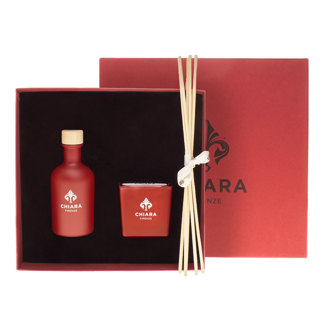 Подарочный арома-набор Chiara Firenze Rosso Fiorentino Gift Set COFLUCIRO