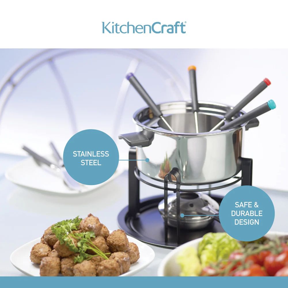 Набор для фондю KitchenCraft Deluxe Fondue Set KCFON3IN1