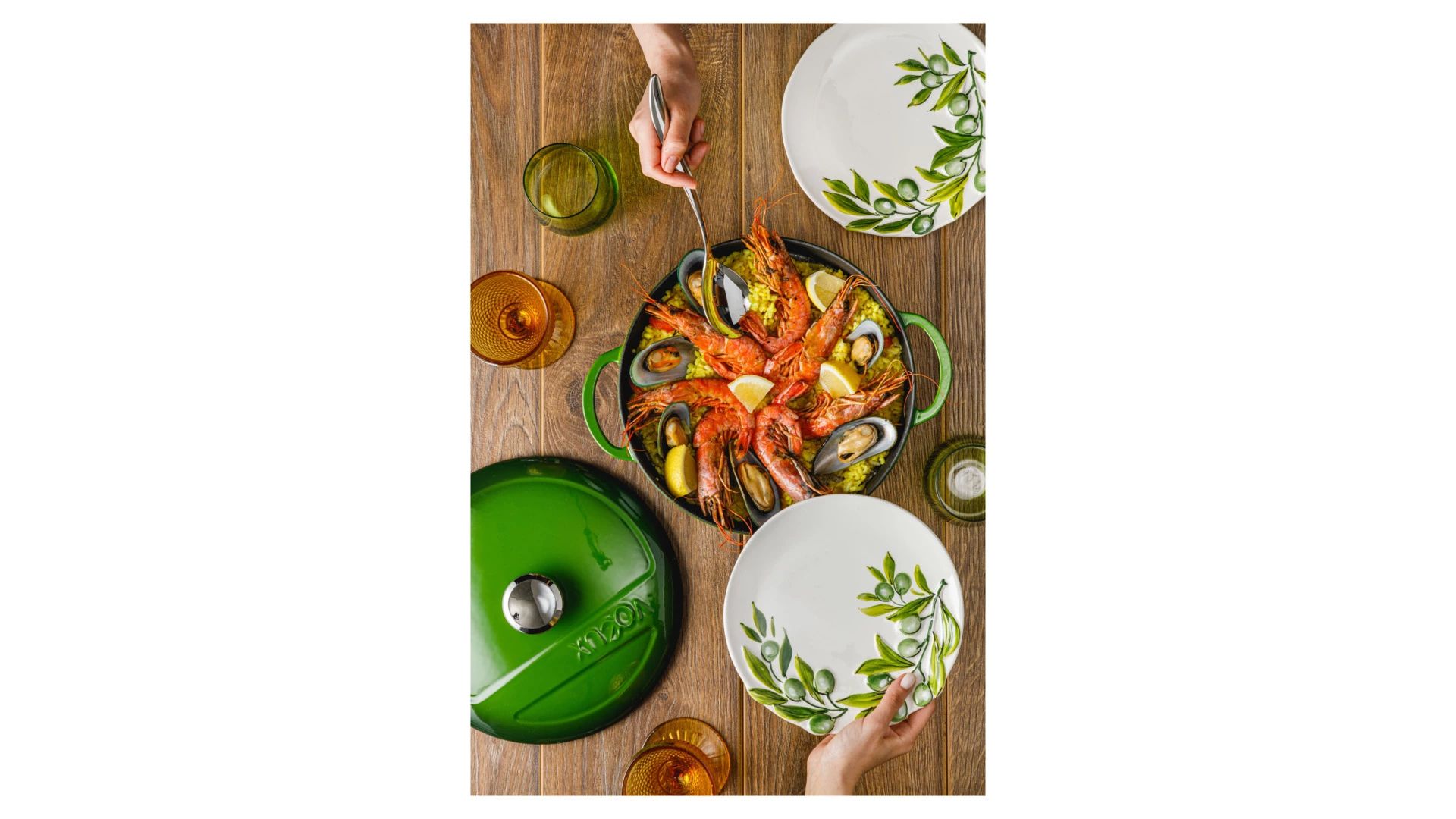 Тарелка обеденная Edelweiss Olives Dinner Plate EDW-620V