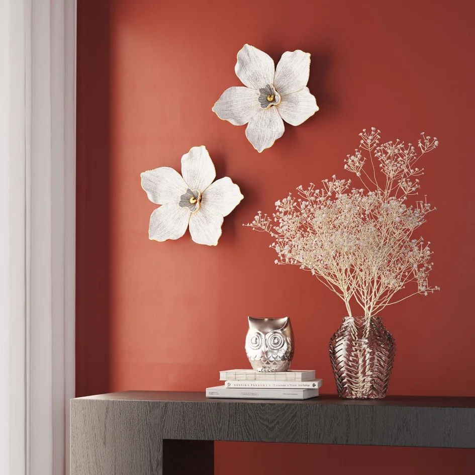Панно настенное KARE Wandschmuck Orchid Weiß 69265