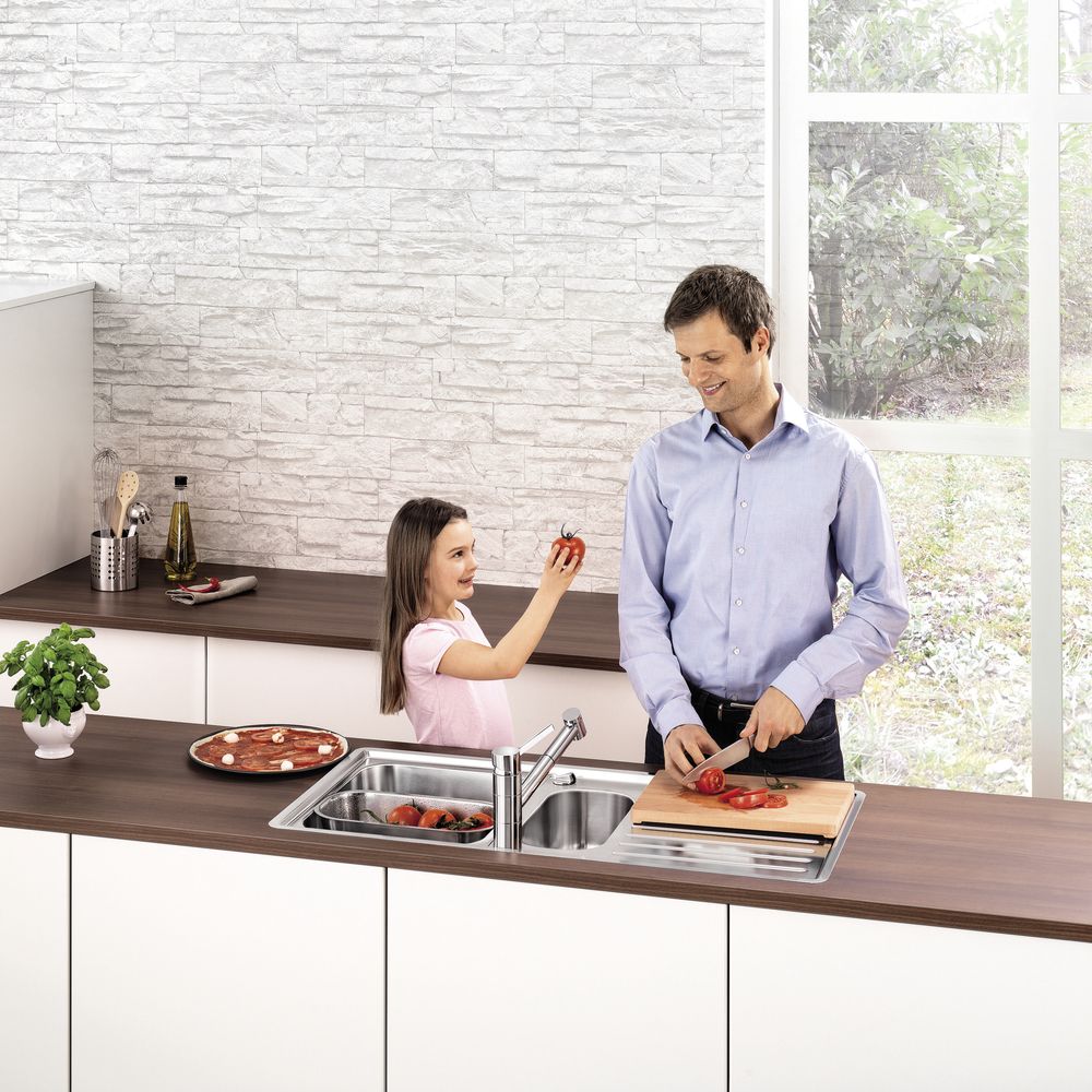 Кухонный смеситель Blanco Tivo-S Galvanic Chrome 517648