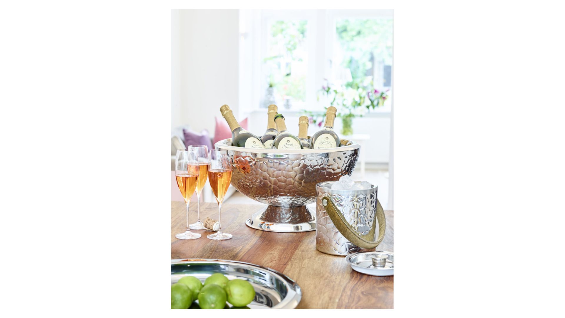 Ведерко для льда Edzard Eiseimer Capri 7242