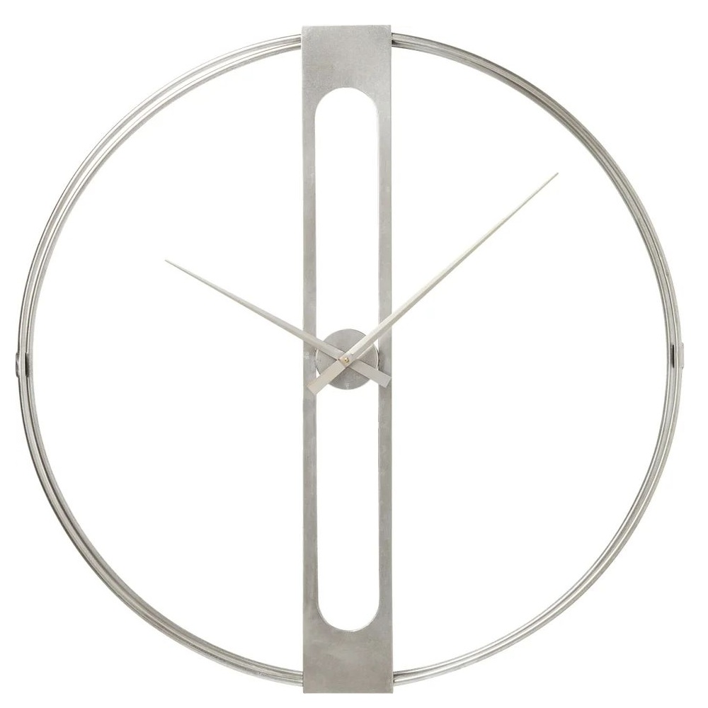 Настенные часы KARE Wanduhr Clip Silber 61479