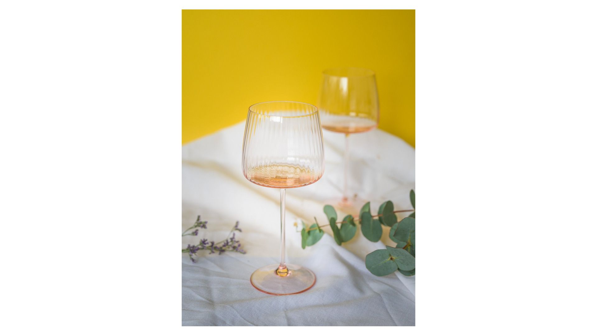 2 бокала для красного вина Anna Von Lipa Ripple Red Wine Rosa Set AVL-651-50