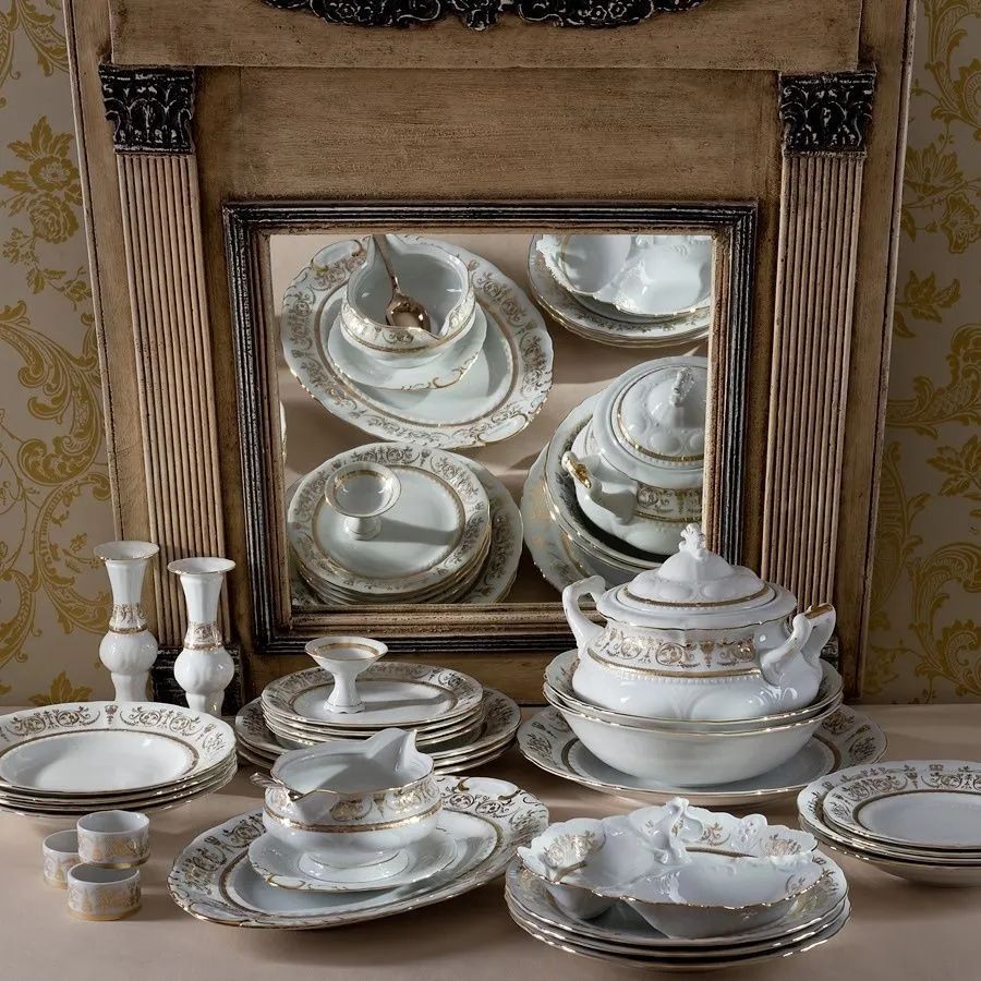 Блюдо трехъярусное Leander Sonata Zlatý Ornament 07196032-1373