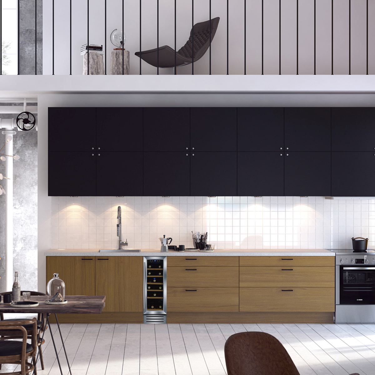 Винный шкаф Temptech Premium VWC300SS