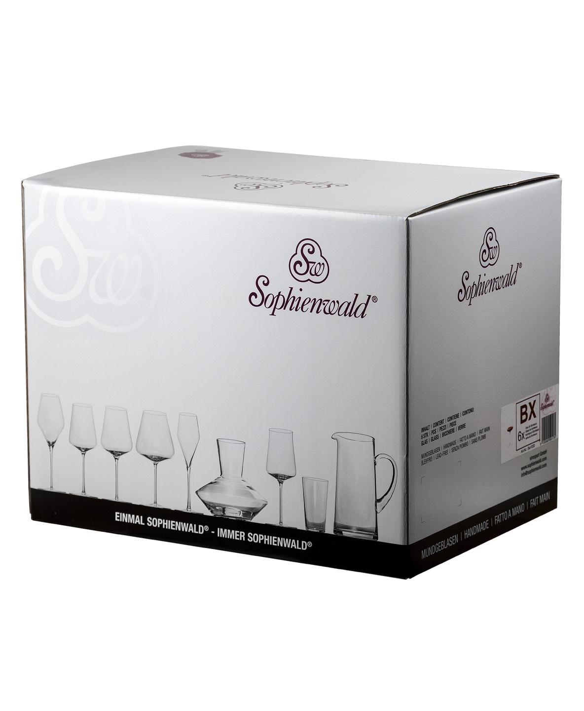 6 бокалов для шампанского Sophienwald Phoenix Champagne Set Sw1007