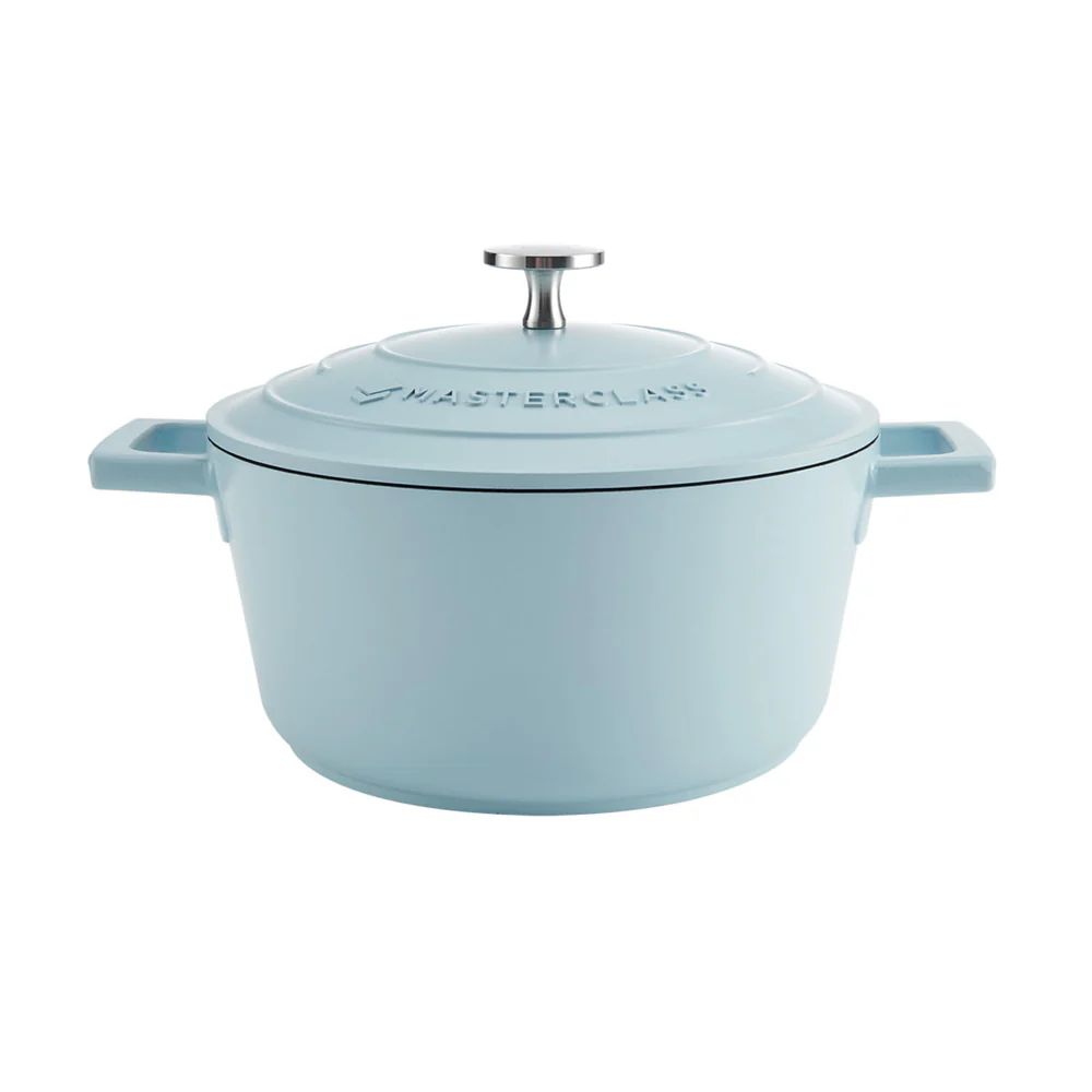 Кастрюля с крышкой KitchenCraft MasterClass Sky Blue Casserole Dish MCMCRD20SKY