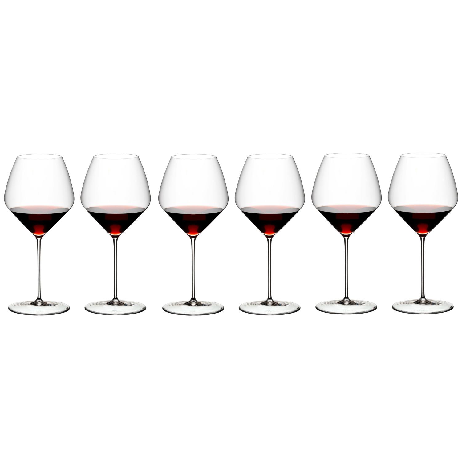 6 бокалов для красного вина RIEDEL Veloce Party Set Pinot Noir/Nebbiolo 763 мл