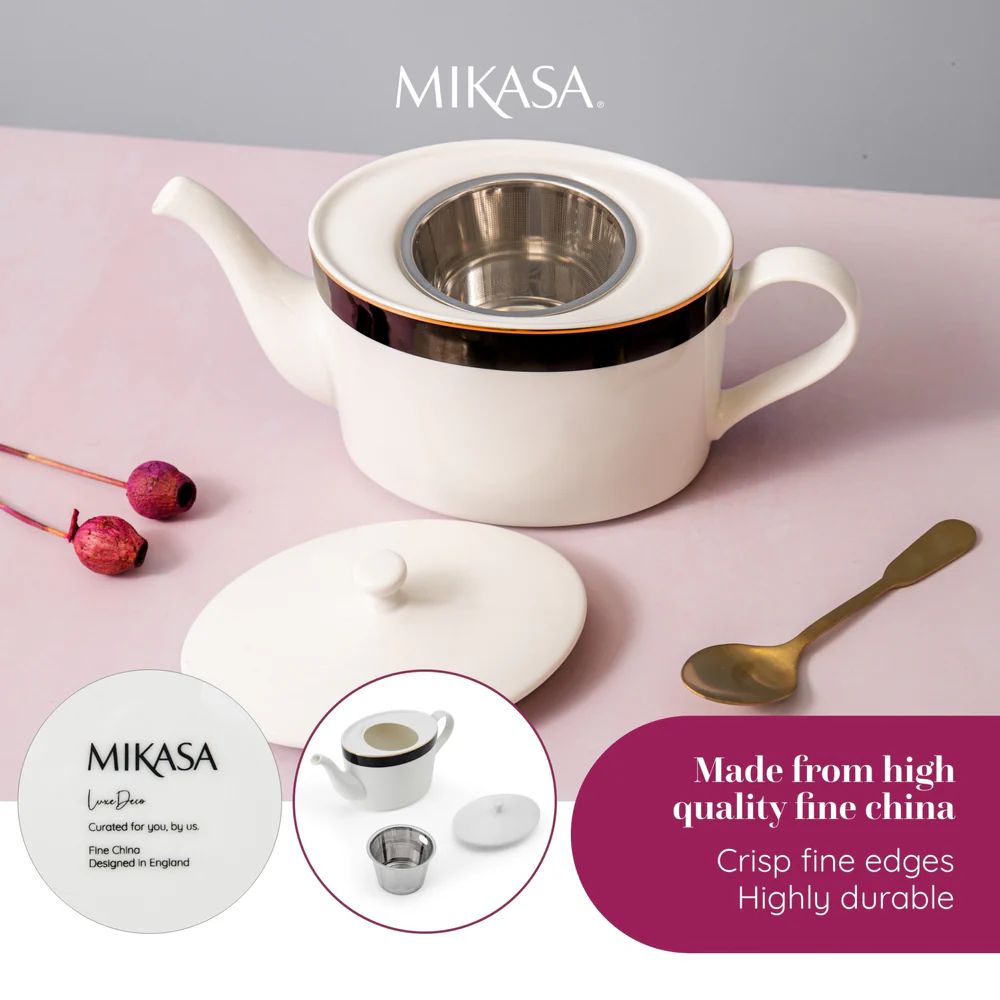 Чайник заварочный KitchenCraft Mikasa Luxe Deco Teapot MKLDTEAPOT