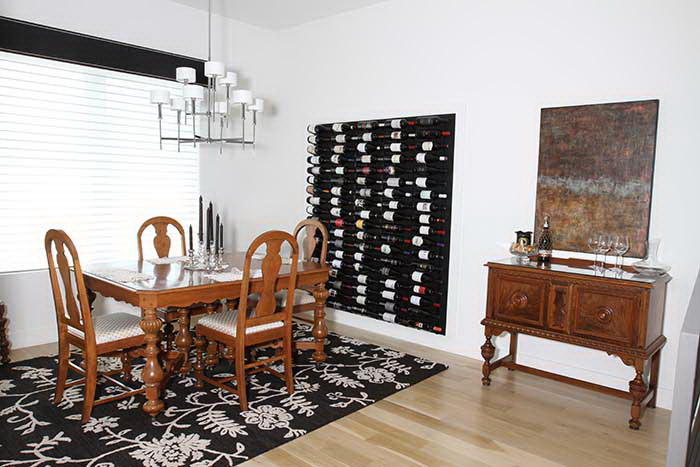 Настенный стеллаж на 18 бутылок DOVINI Triple DOV652063