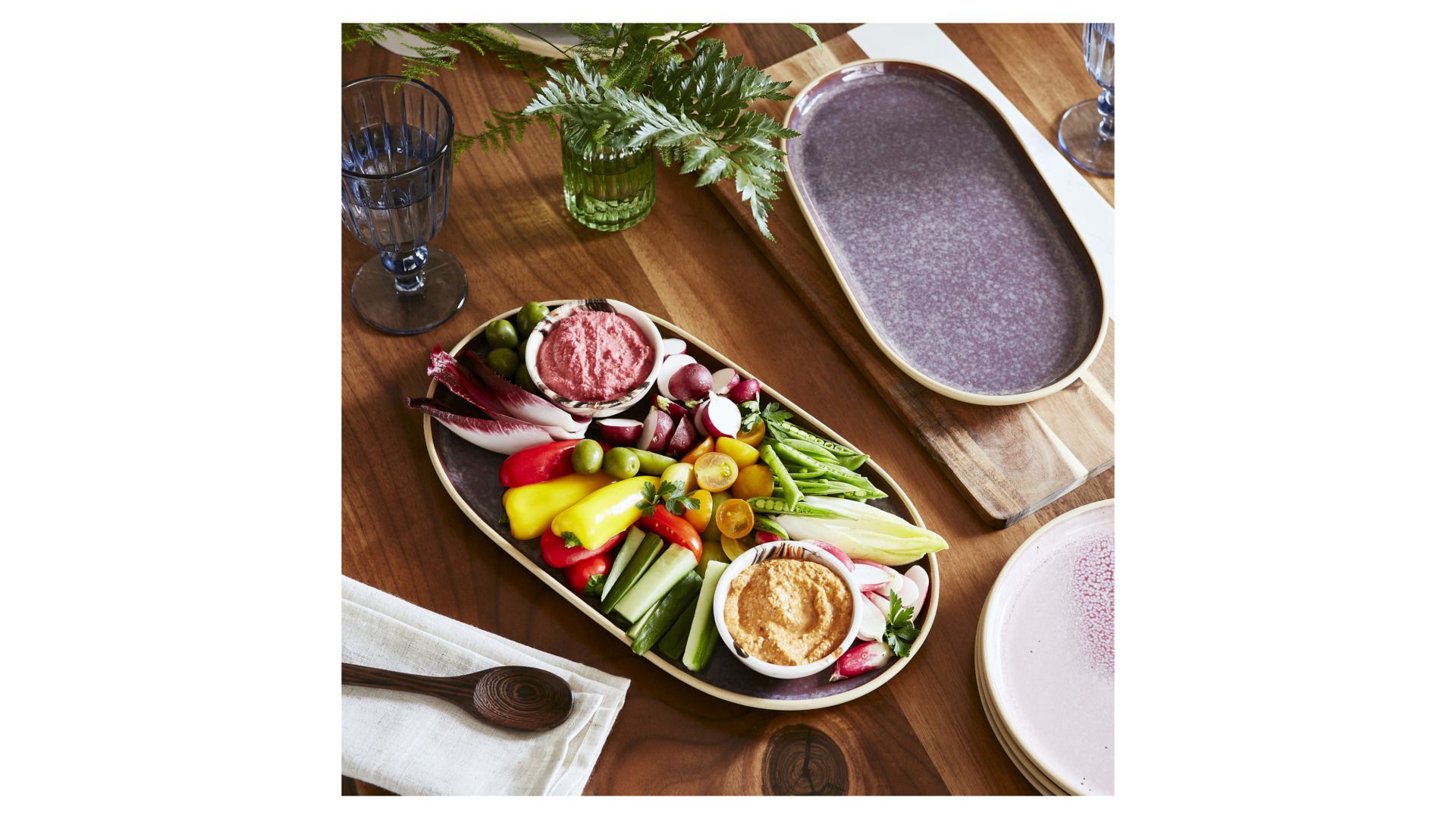 Блюдо овальное Portmeirion Minerals Amethyst MNAM79444-XW