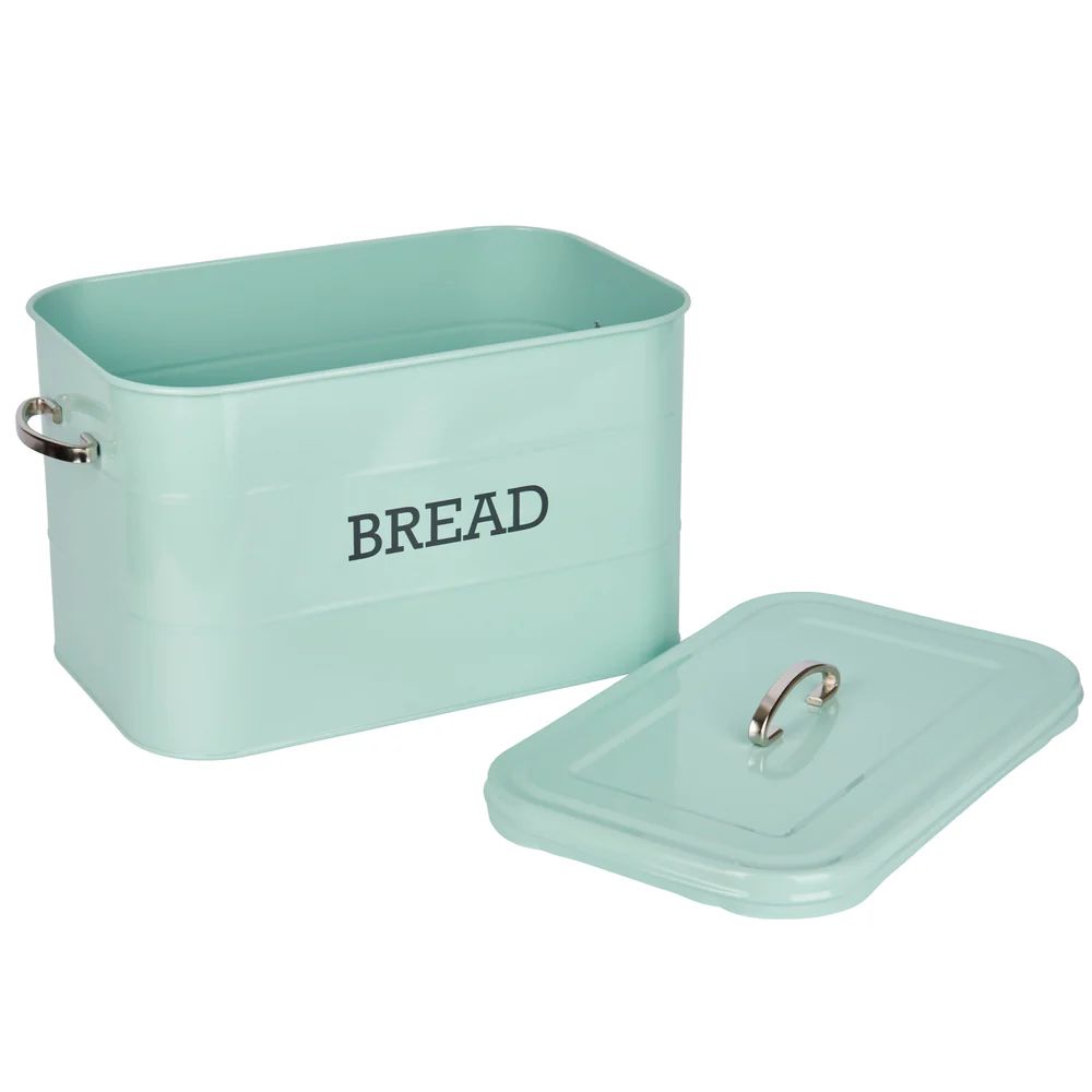 Хлебница KitchenCraft Living Nostalgia Vintage Blue Bread Bin LNBBINBLU