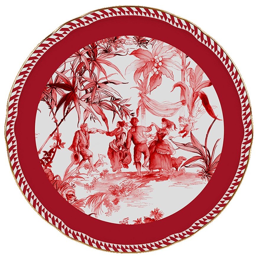 Блюдо для торта Baci Milano Le Rouge Cake Stand GPL3.ROU01