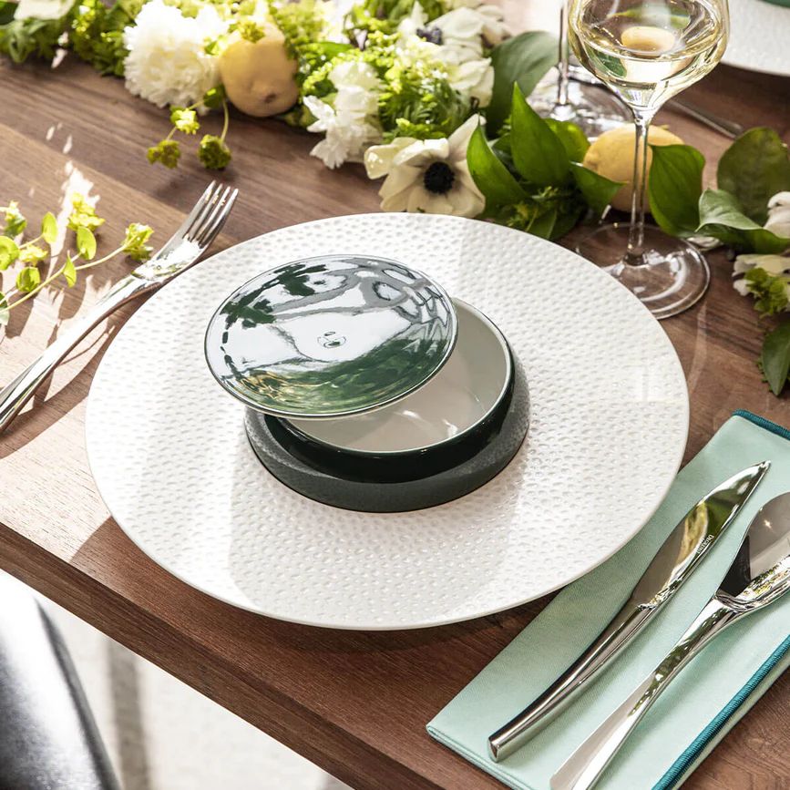 Тарелка для пасты Degrenne Perles de Rosee 233926