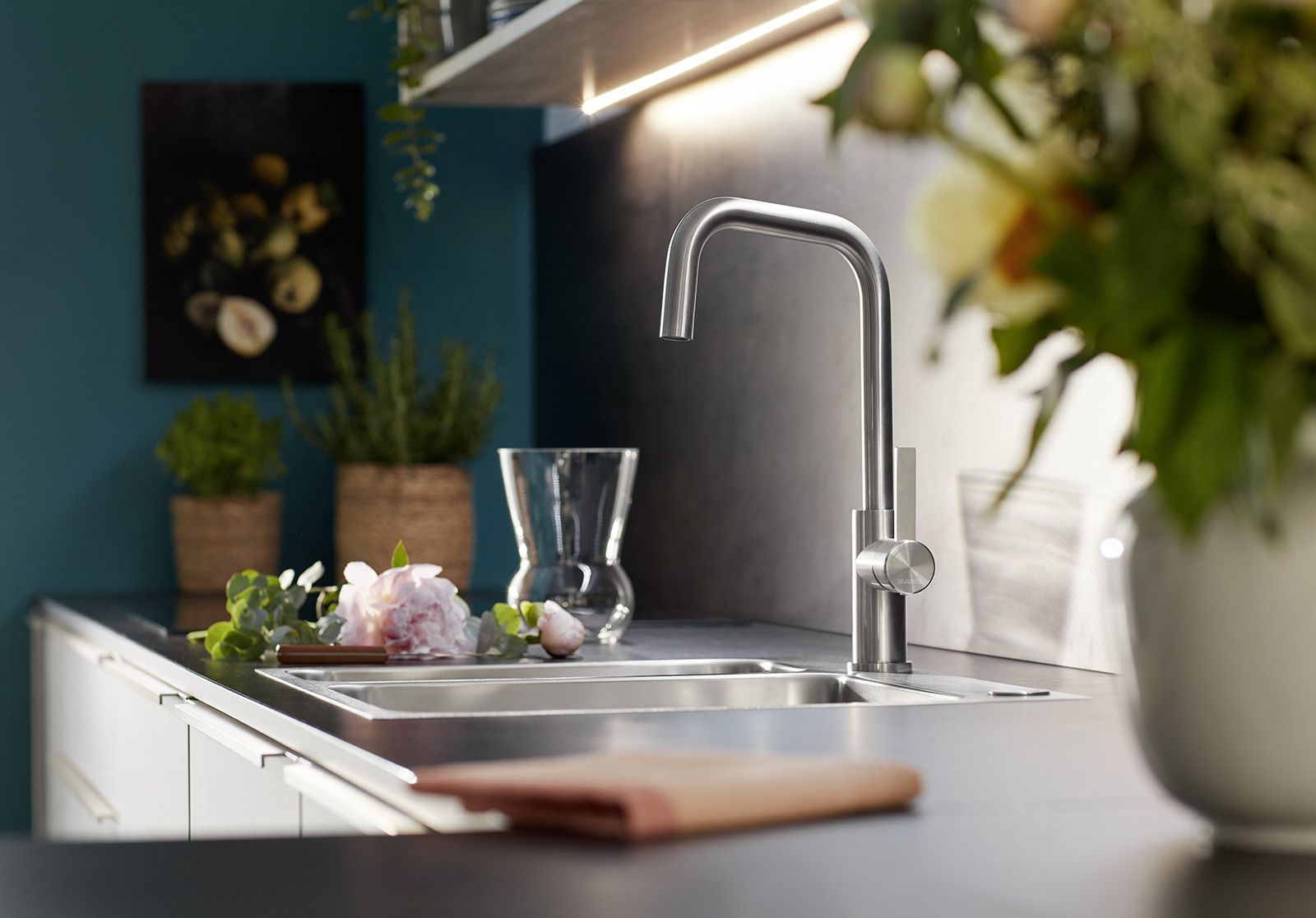 Кухонный смеситель Blanco Jandora Stainless Steel 526615