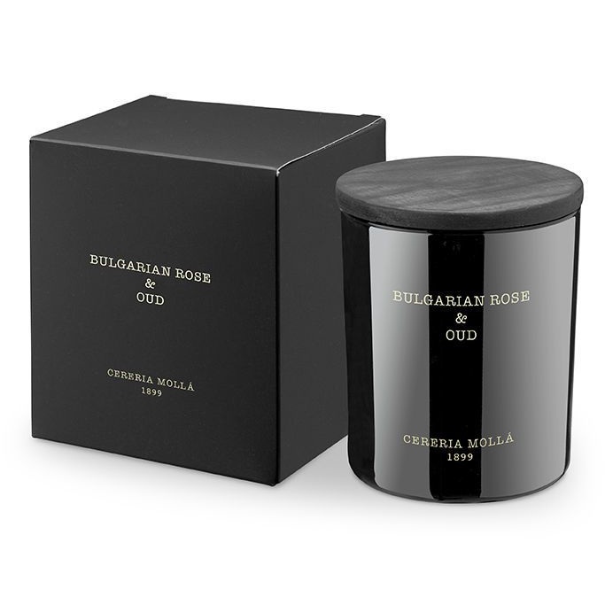 Ароматическая свеча Cerería Mollá 1899 Boutique Bulgarian Rose & Oud Scented Candle 5544