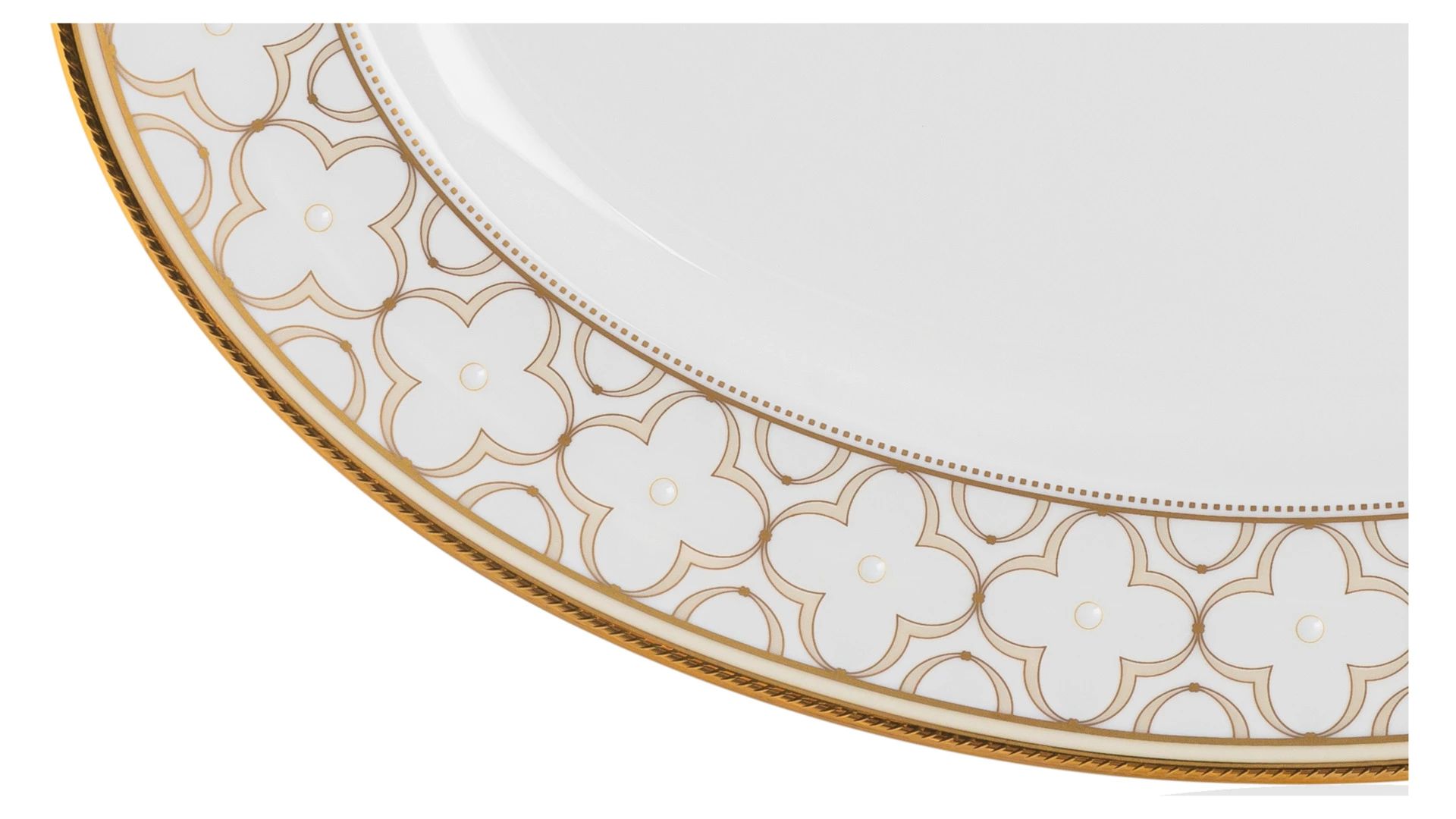 Блюдо овальное Noritake Trefolio Gold NOR4945L/97244