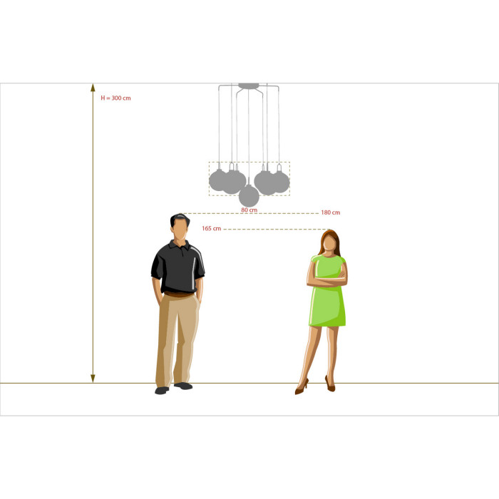 Люстра подвесная De Markt Kreiss Hanging Chandelier 657011307