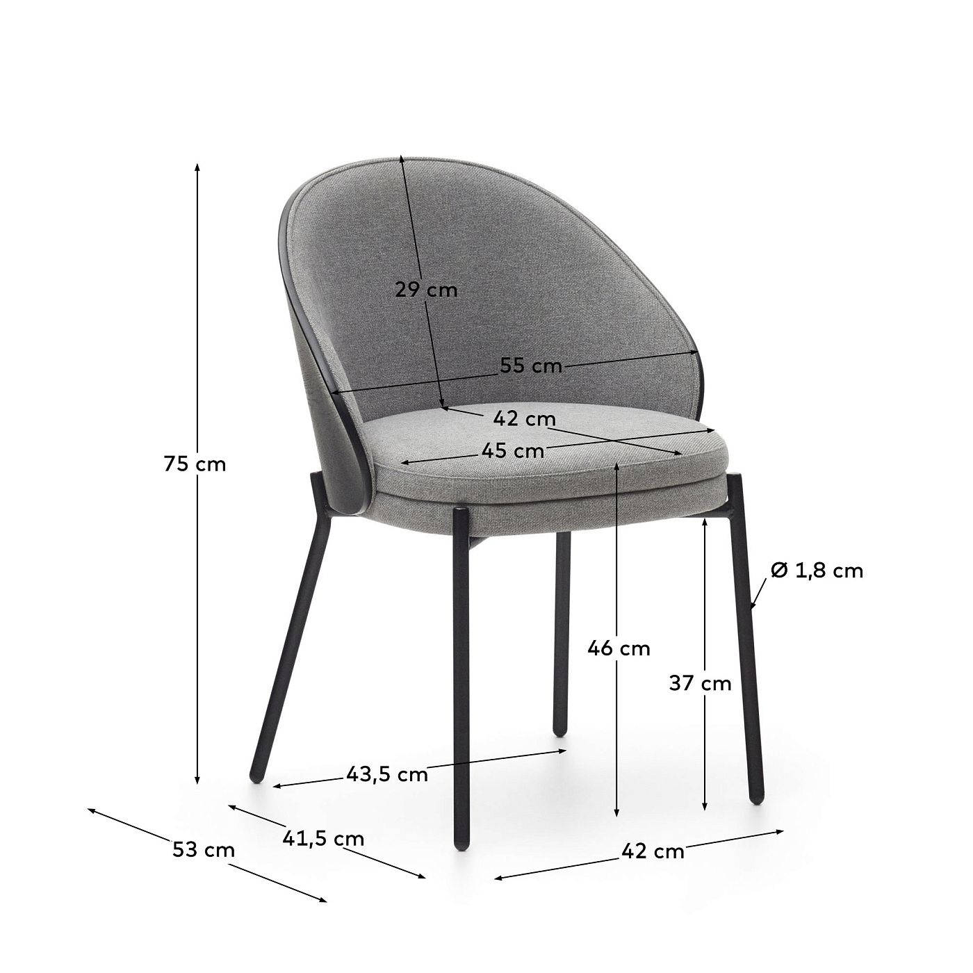 Стул La Forma Eamy Silla LF-150951