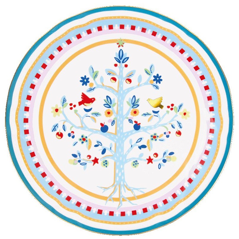 Блюдо для торта Baci Milano Mamma Mia Cake Plate GPL3.MAM01