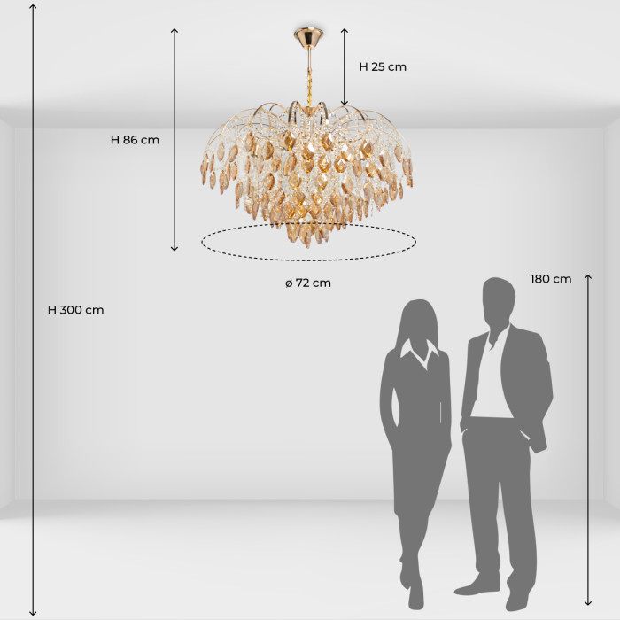 Люстра подвесная De City Breeze Hanging Chandelier 111014608