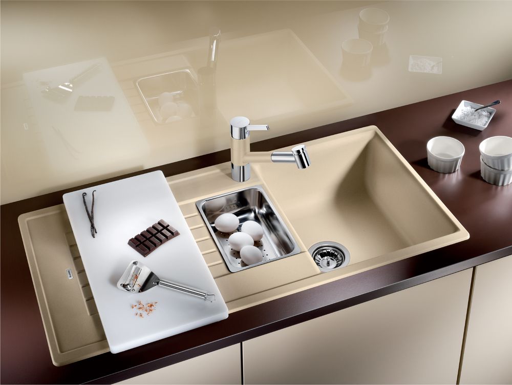 Кухонная мойка Blanco Zia 6S Silgranit Black 526021