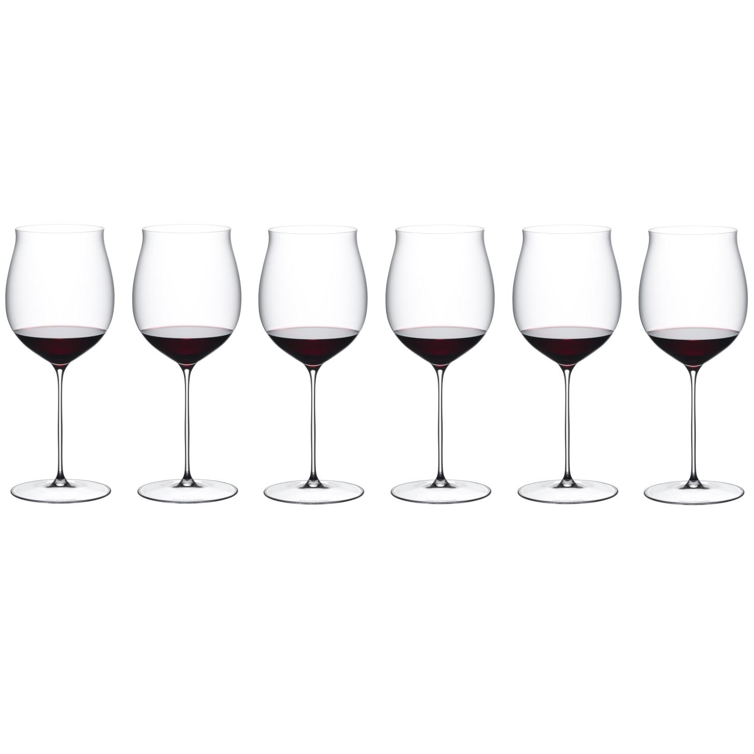 6 бокалов для красного вина RIEDEL Superleggero Party Set Burgundy Grand Cru 1022 мл