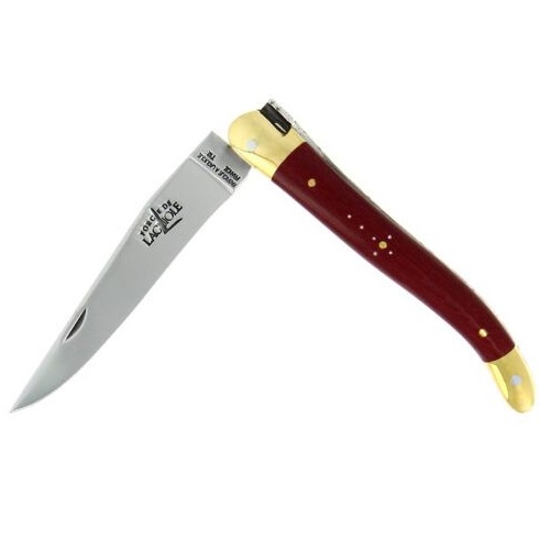 Нож складной Forge de Laguiole Folding Knife Bordeaux Compressed Fabric Handle / 1211 TC BOR