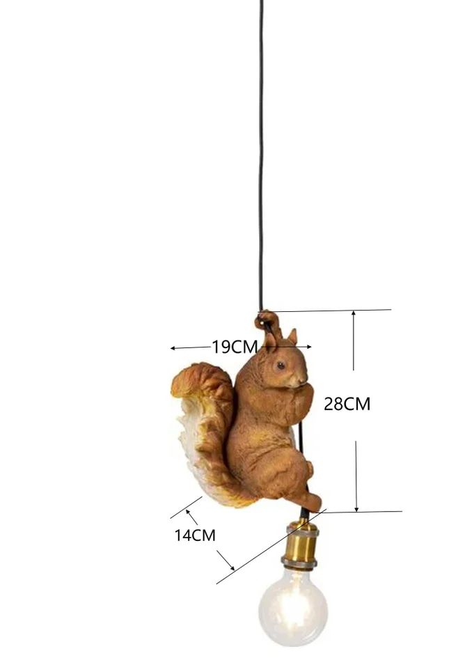 Подвесной светильник KARE Hängeleuchte Animal Squirrel 52296