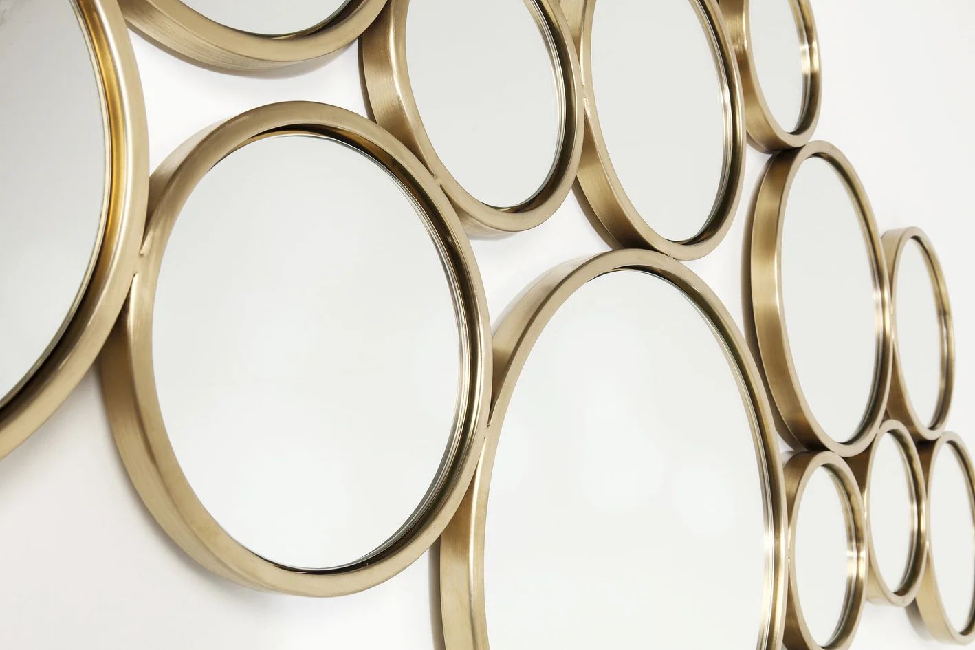 Зеркало KARE Spiegel Bubbles Brass 84132