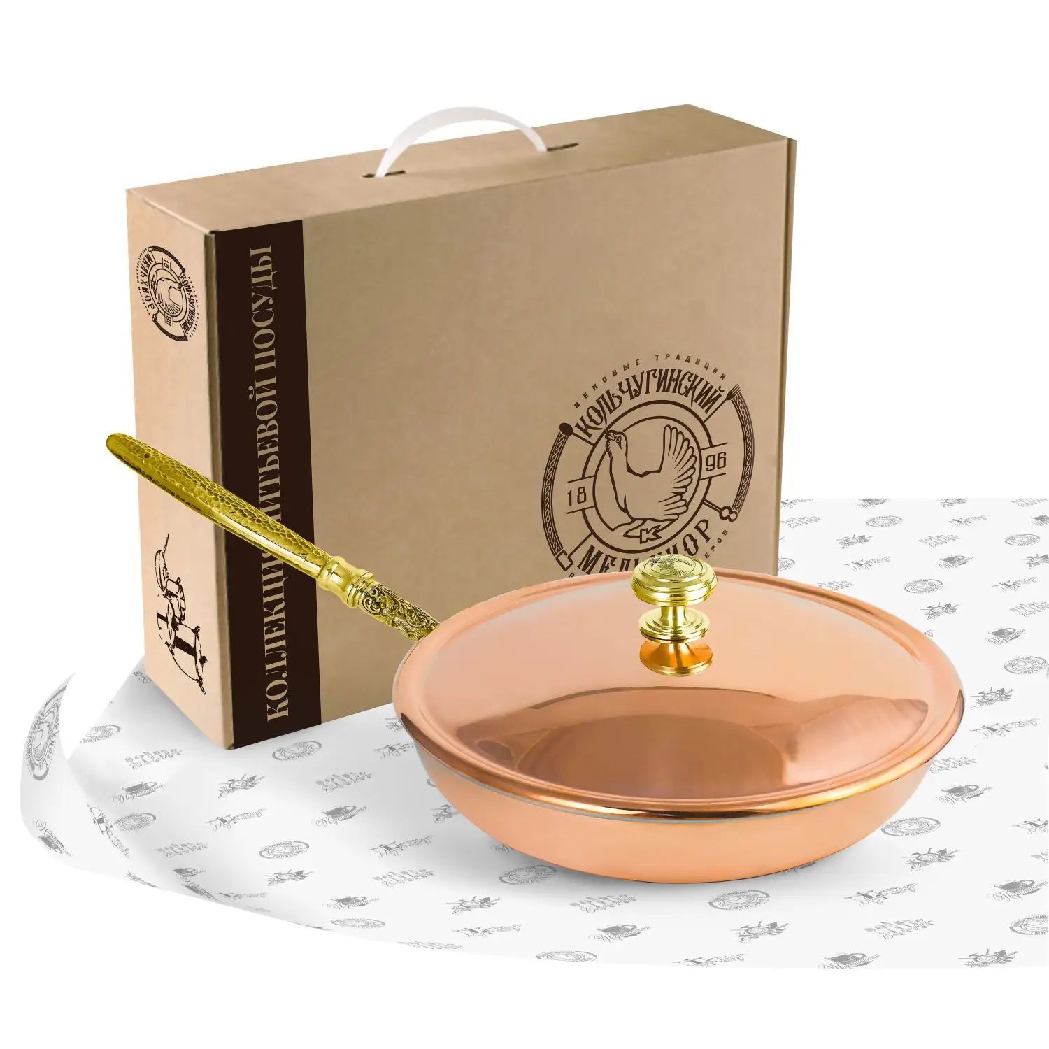 Сковорода с крышкой Кольчугинский Мельхиор KM111733