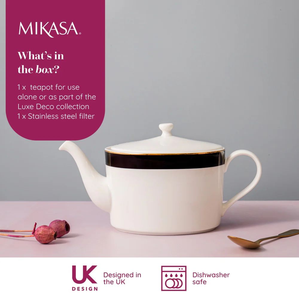 Чайник заварочный KitchenCraft Mikasa Luxe Deco Teapot MKLDTEAPOT