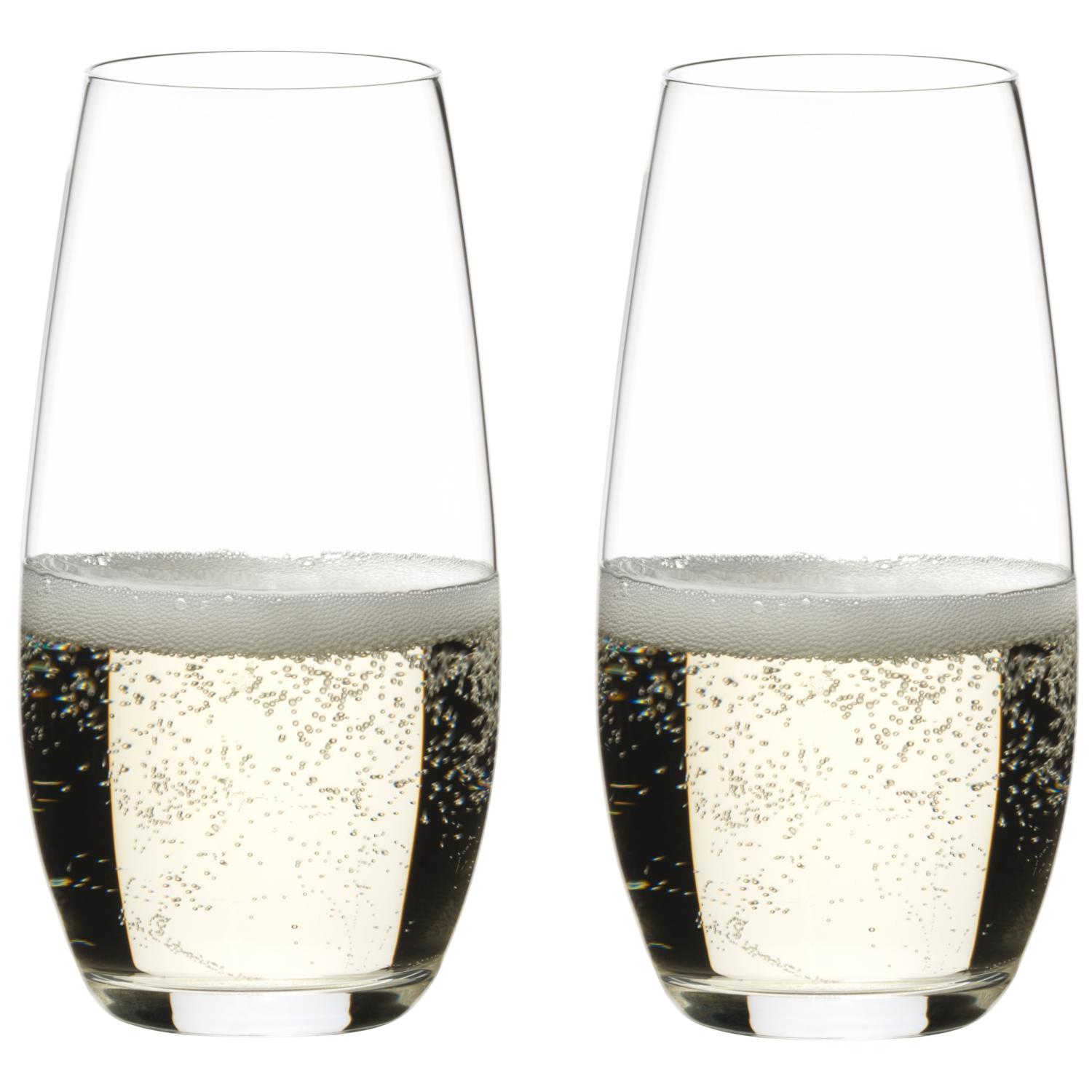 2 бокала для шампанского RIEDEL O Wine Tumbler Champagne Glass 264 мл (арт. 0414/28)