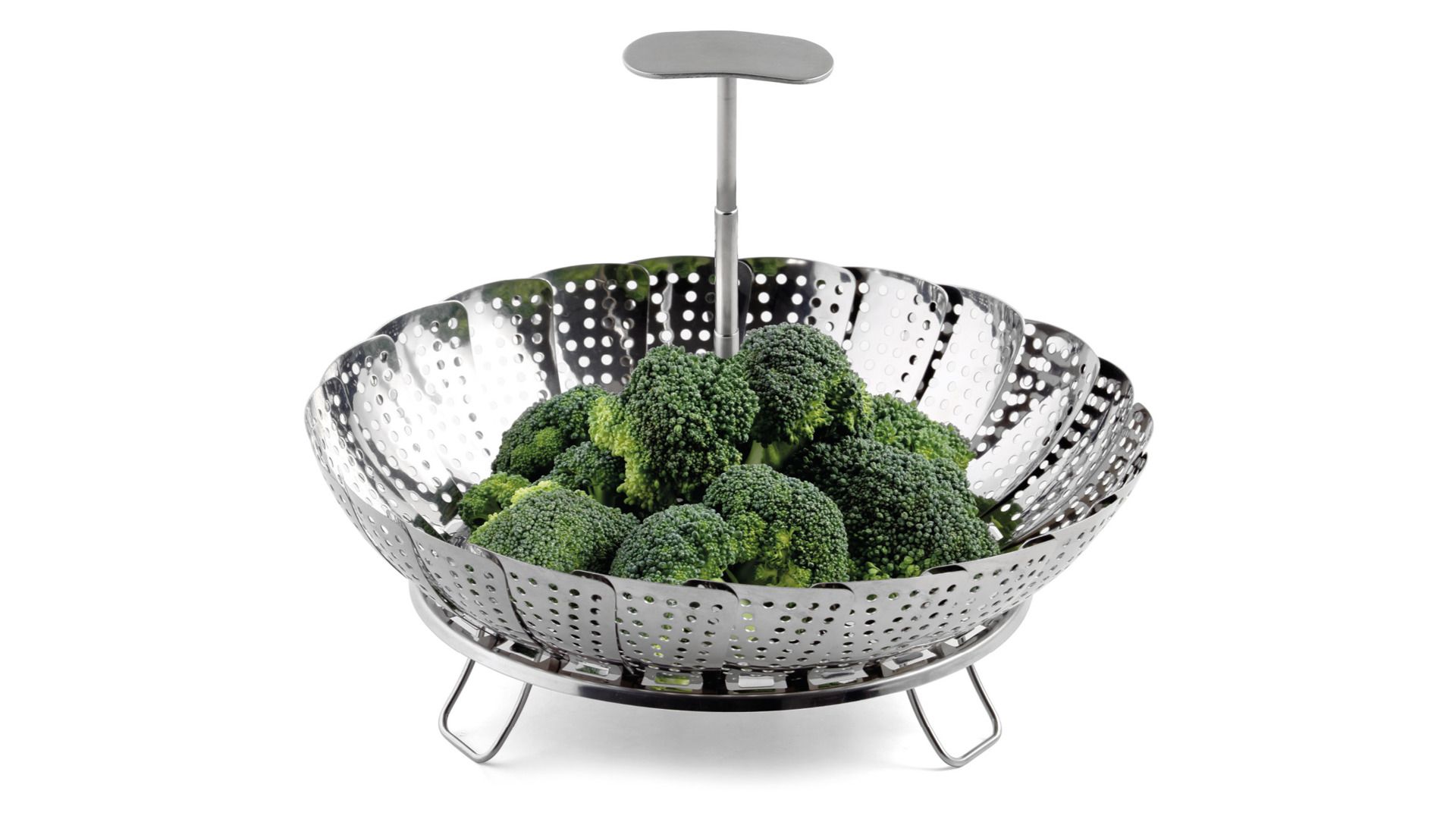 Вставка-пароварка Weis Gemüsesieder mit Teleskopgriff 18827