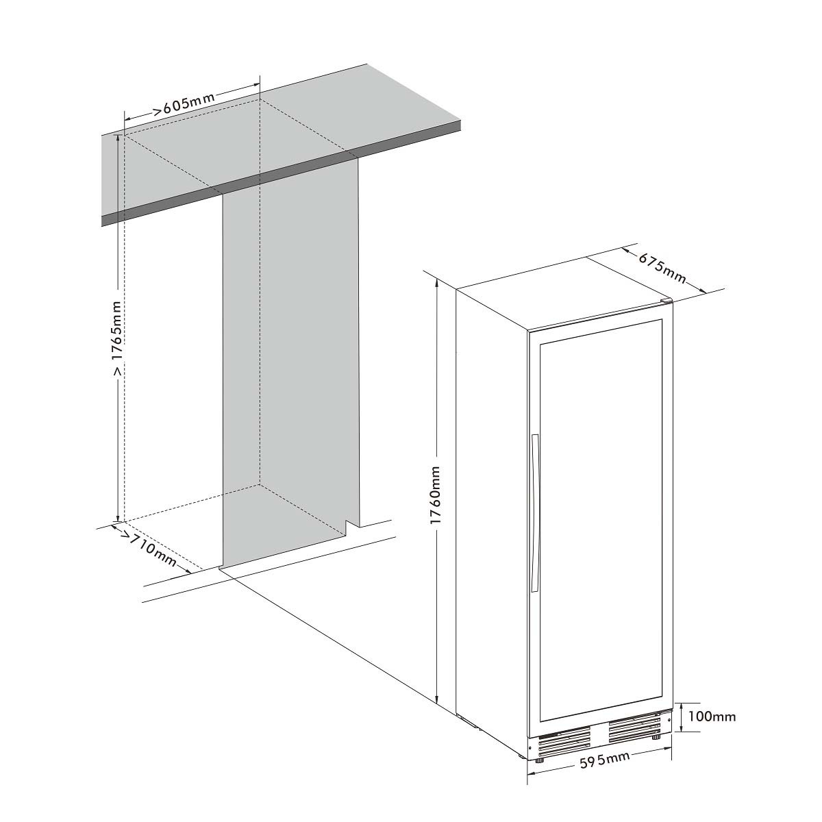 Винный шкаф Cellar Private CP154-3T