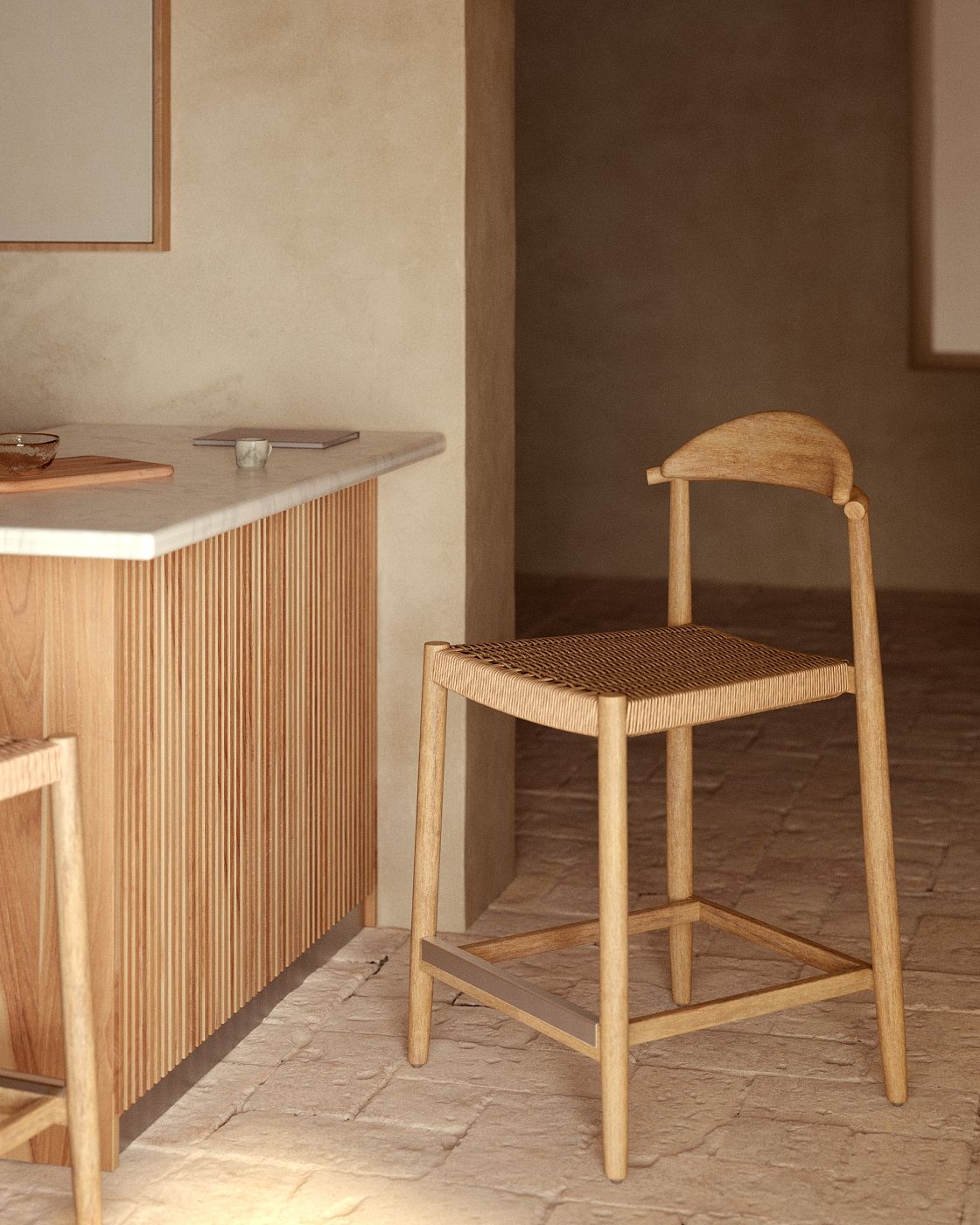 Полубарный стул La Forma Glynis Silla de media silla LF-067693