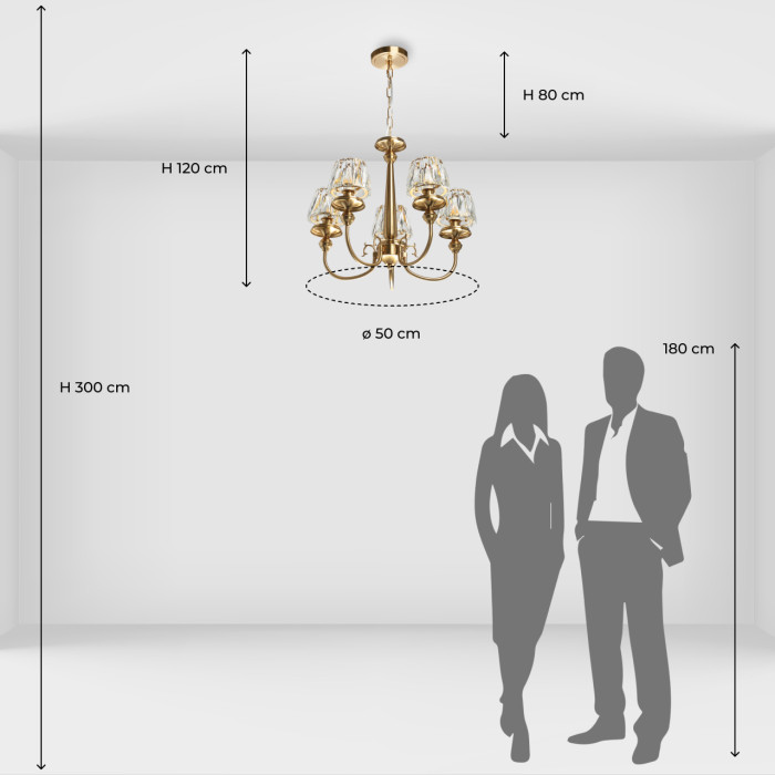 Люстра подвесная MW-Light Amanda Hanging Chandelier 481014405