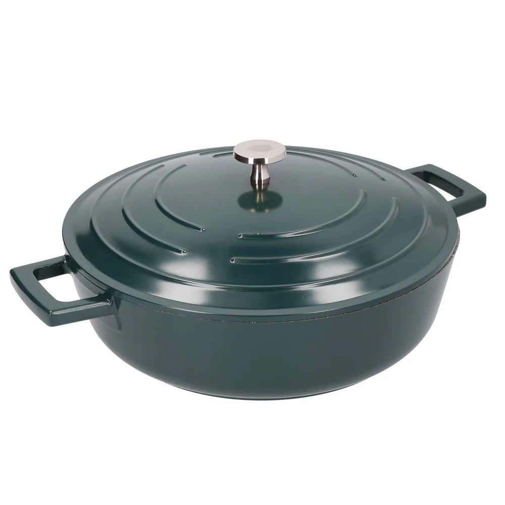 Сотейник KitchenCraft MasterClass Hunter Green Shallow Casserole Dish MCMSCRD28GRN
