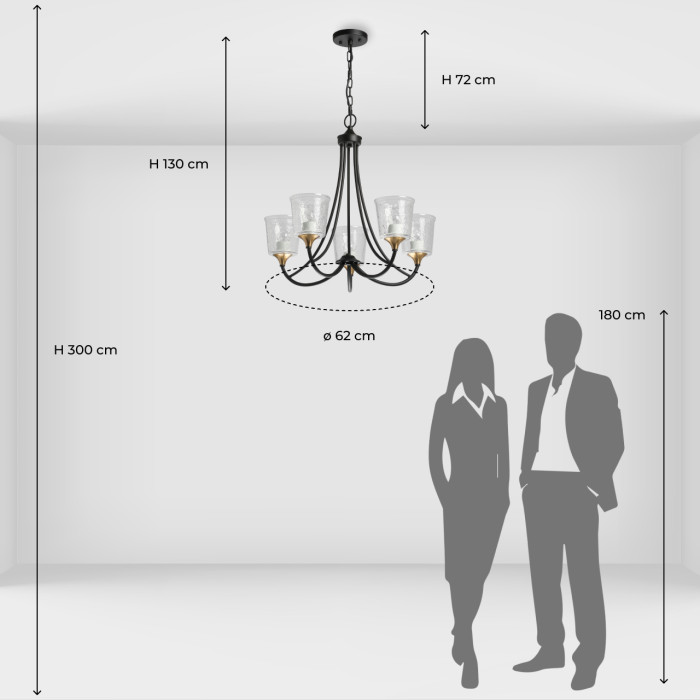 Люстра подвесная MW-Light Alghero Hanging Chandelier 285012405