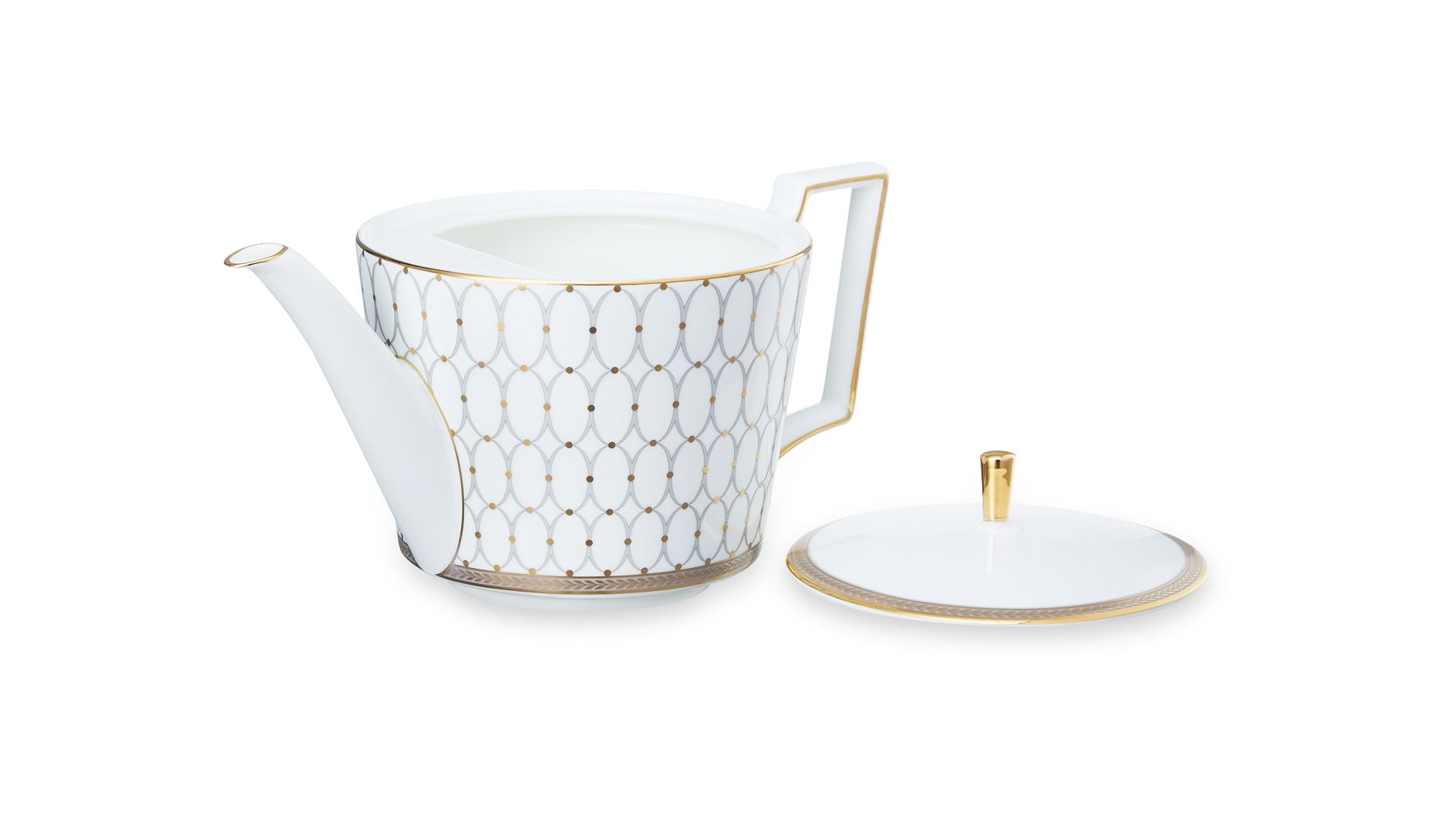 Чайник заварочный Wedgwood Renaissance Grey Teapot 1065316