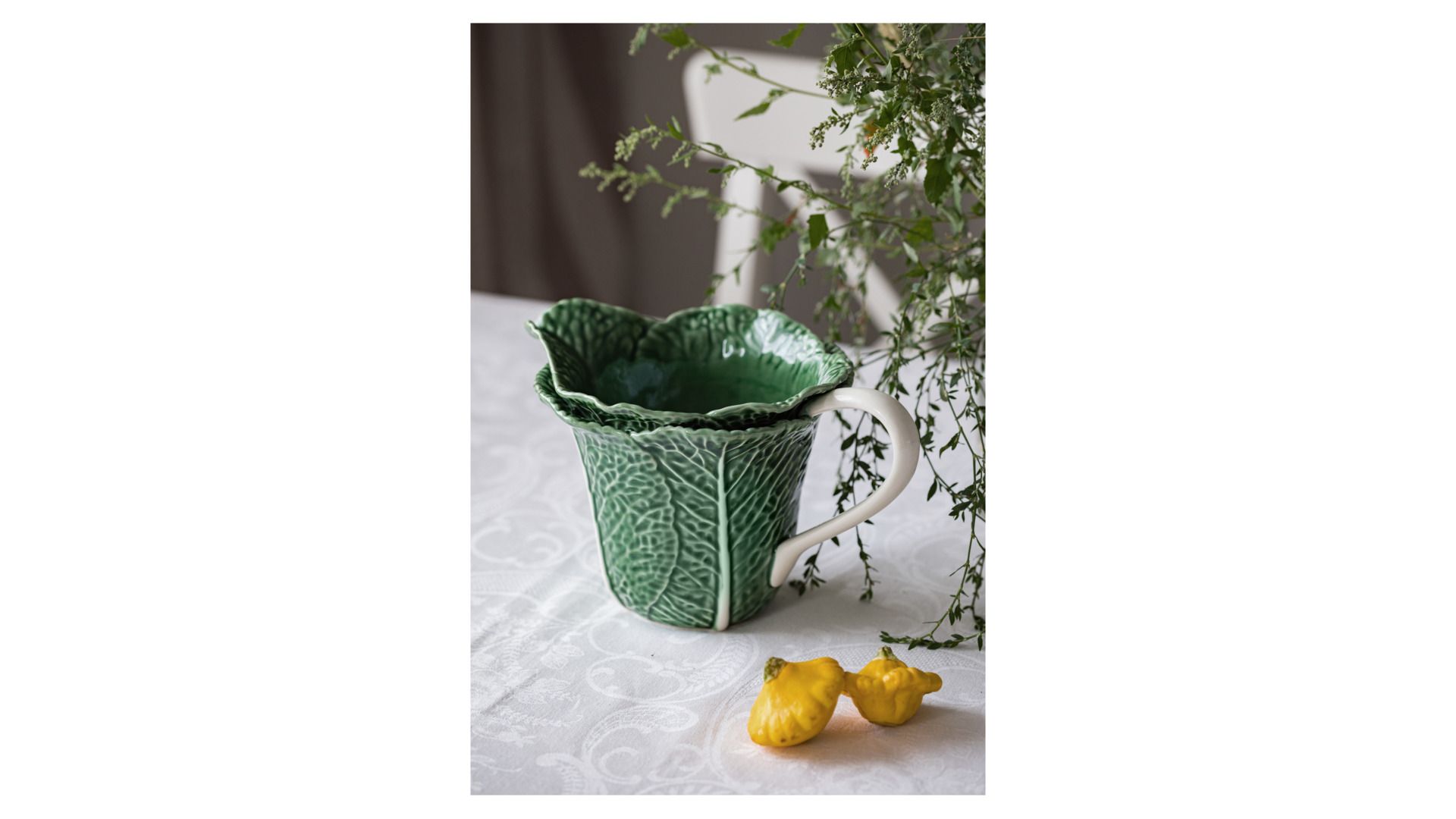 Кувшин Bordallo Pinheiro Cabbage Pitcher 65026738