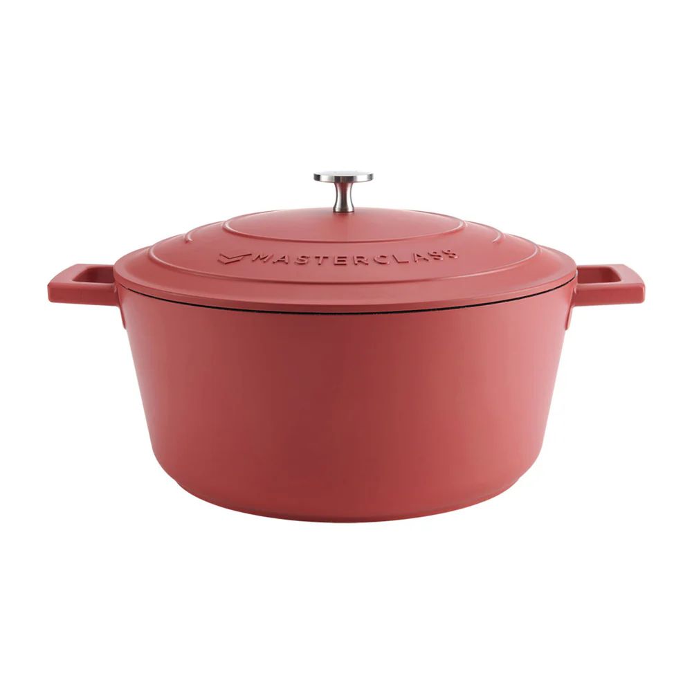 Кастрюля с крышкой KitchenCraft MasterClass Red Casserole Dish MCMCRD28RED