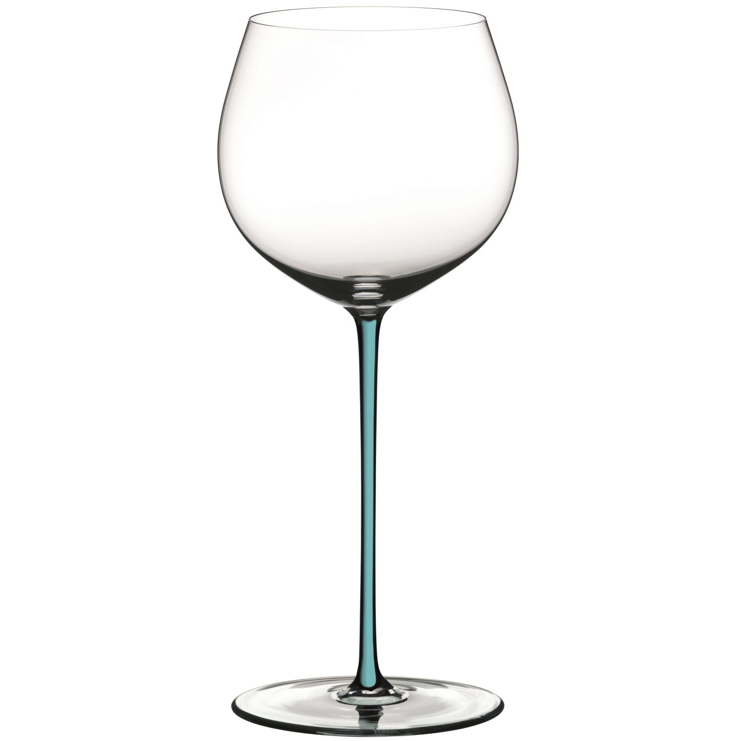 Бокал для белого вина RIEDEL Fatto A Mano Oaked Chardonnay Turquoise Single Pack 4900/97T