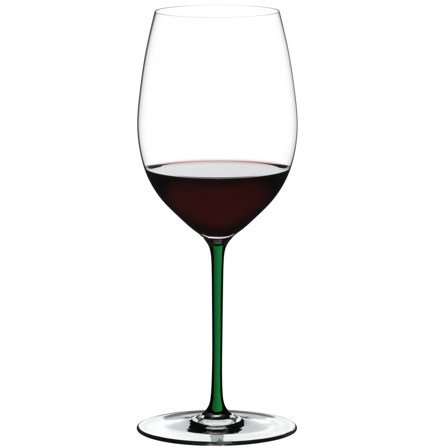 Бокал для красного вина RIEDEL Fatto A Mano Cabernet/Merlot Green 625 мл (арт. 4900/0G)